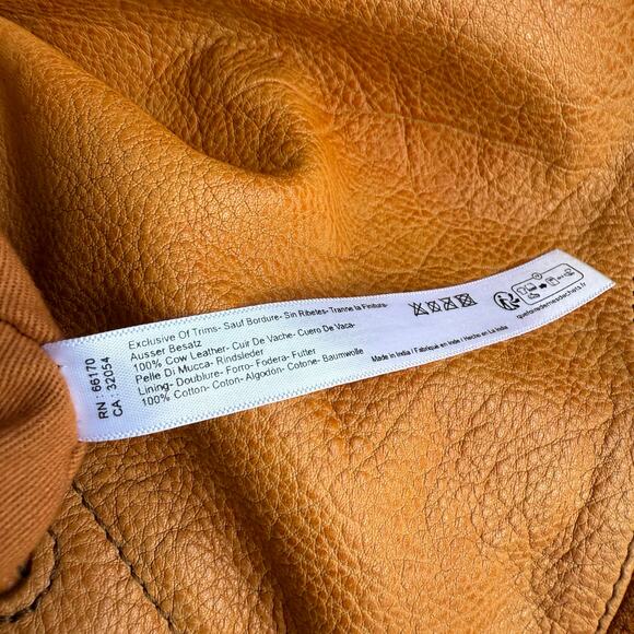 SOLD -E- Free People leather bag fringe tote boho western - Picture 12 of 12